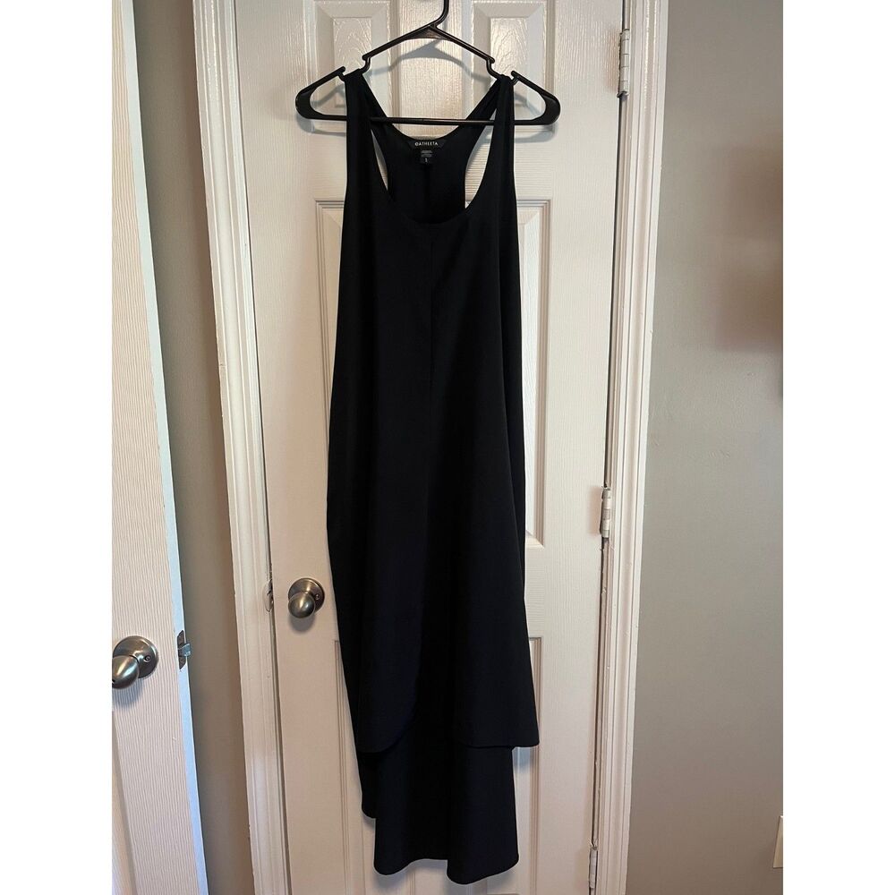 Athleta tall black dress L